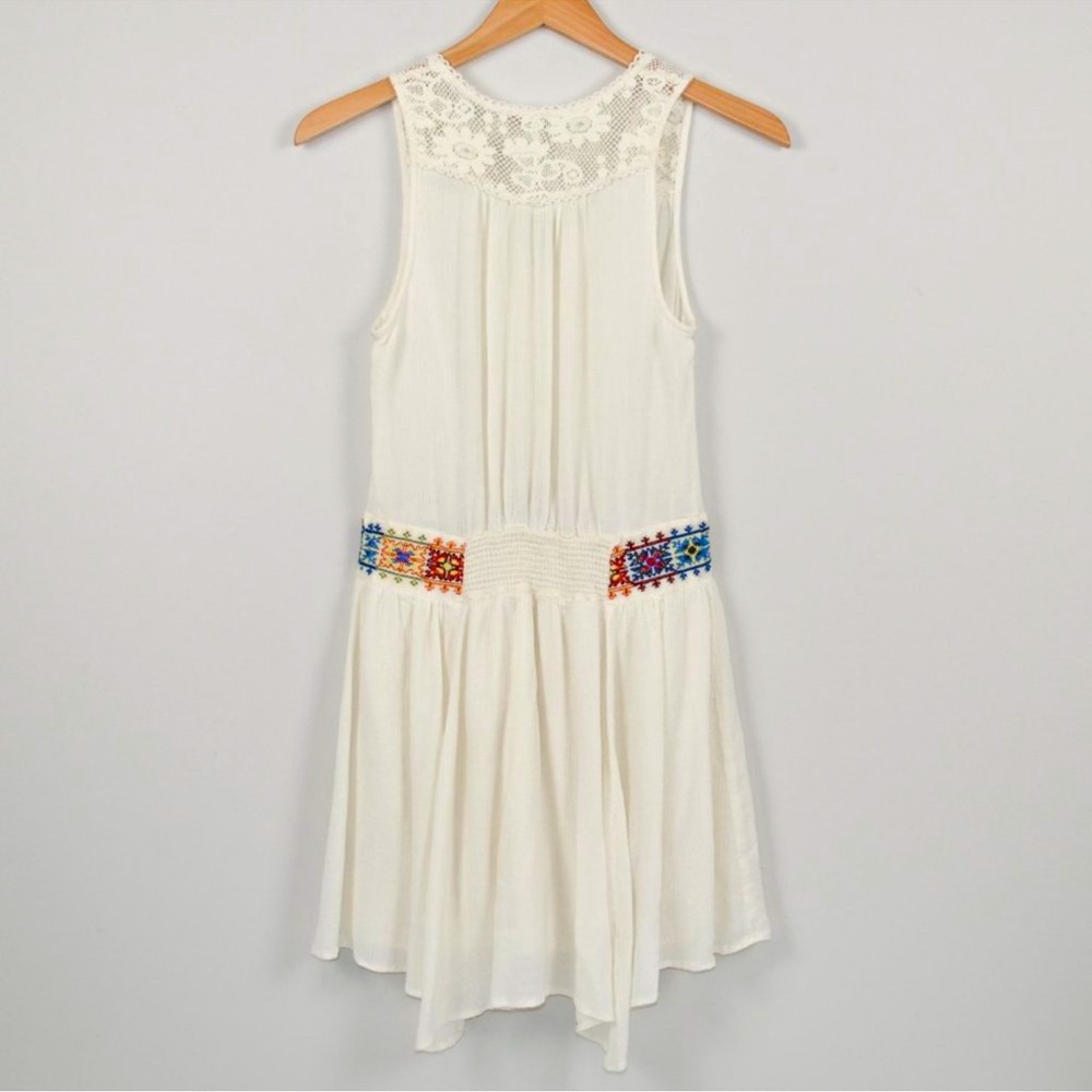 Free People Light Heart Dress with Embroidered Waistline S - Picture 9 of 15